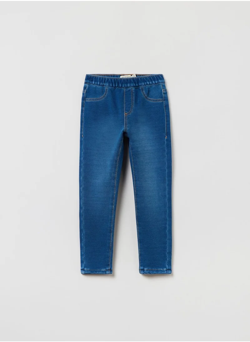 او في اس OVS Girls Jeggings - Blue