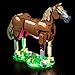 BrickBling إضاءة BrickBling LED فقط متوافقة مع Lego Creator 3 في 1 حصان جميل 31166 لا يأتي مع النموذج - Image 2