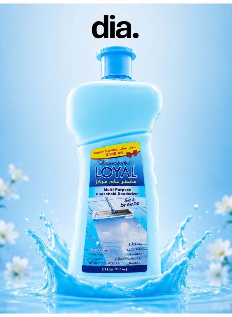 loyal Multi-Purpose Household Deodorizer Sea Breeze 2.1 Liter - Image 1