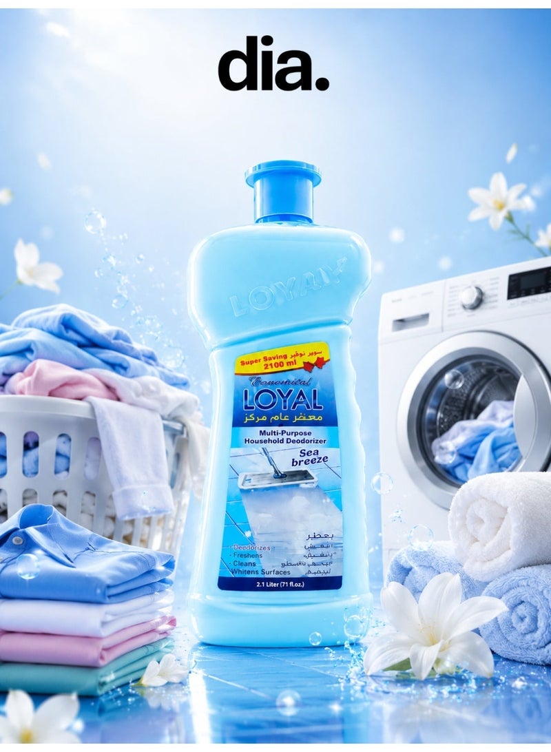 loyal Multi-Purpose Household Deodorizer Sea Breeze 2.1 Liter - Image 2