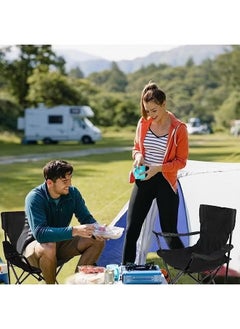 GTSOL Portable Camping Chairs Enjoy the Outdoors with a Versatile Folding Chair, Sports Chair, Outdoor Chair & Lawn Chair, Black  - Image 2