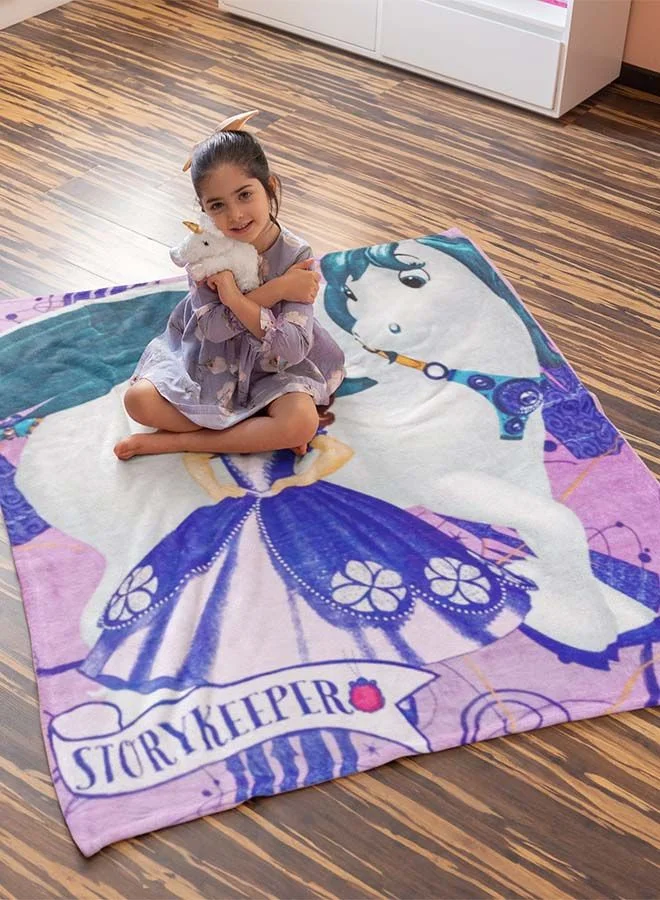Disney Disney Sofia Coral Fleece All-Season, Ultra Soft, Fade Resistant Blanket for Kids