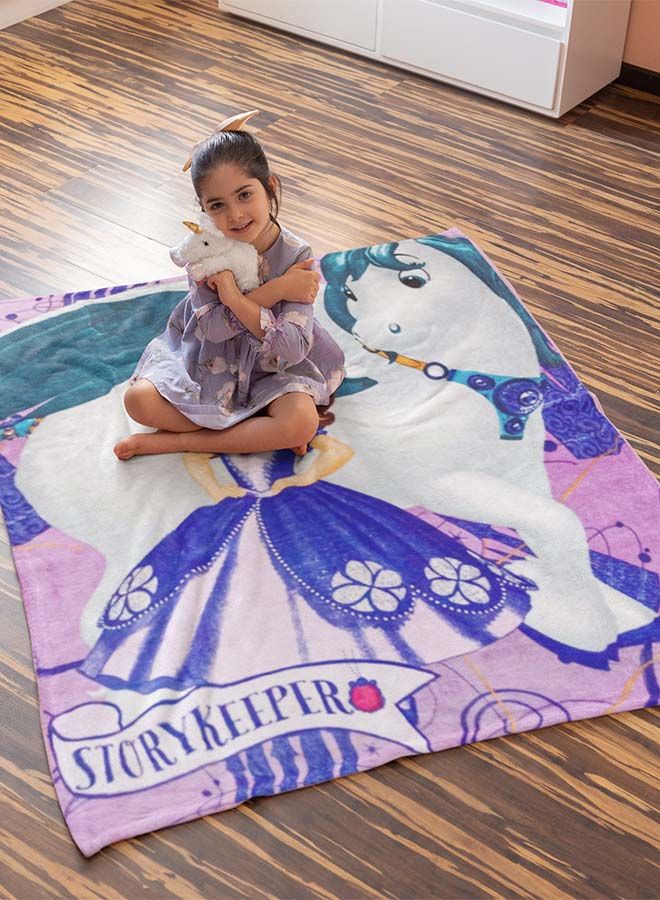 Disney Disney Sofia Coral Fleece All-Season, Ultra Soft, Fade Resistant Blanket for Kids  - Image 2