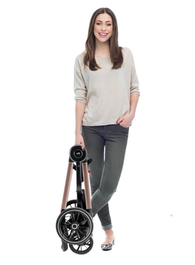 cam Lightweight, Foldable, Hand Fold Techno Baby Stroller With Aluminium Frame Base, 0 - 22 Kg - Brown - Image 5