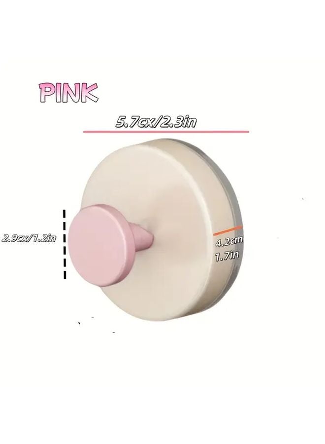 8Pcs Yellow Strong Suction Cup Hooks No Drilling Adhesive For Bathroom Kitchen - Image 3