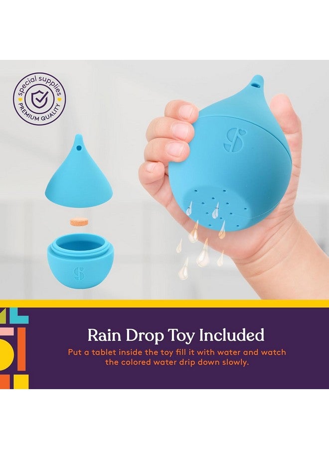 Special Supplies Color Bath Tablets For Kids, 100-Count, Dissolvable, Water Color-Changing Fun, Non-Staining Dye, Cute Toy Included  - Image 2