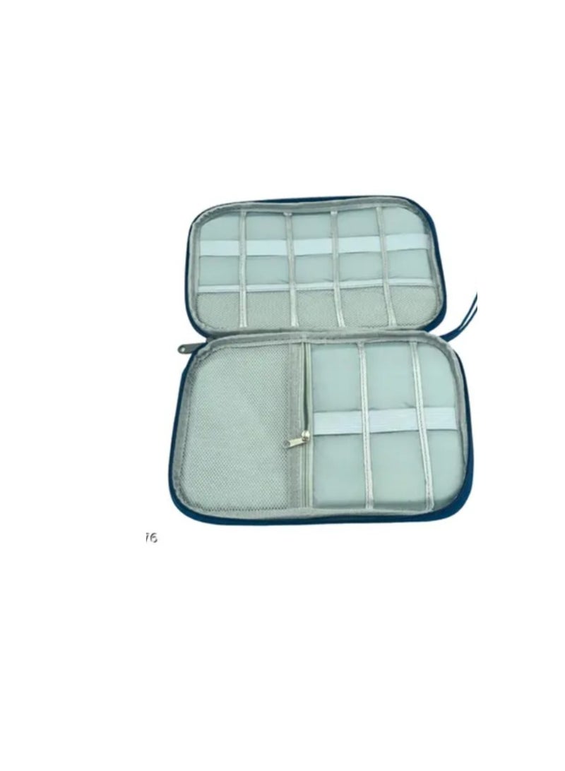 منظم ملحقات إلكترونية صغير، شنطة تخزين ملحقات رقمية للسفر من اكوبتون للشاحن المحمول والكابلات وسماعات الأذن والسلك وبطاقة SD والموبايل كود المنتج 5084 - Image 5