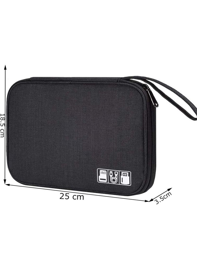 منظم ملحقات إلكترونية صغير، شنطة تخزين ملحقات رقمية للسفر من اكوبتون للشاحن المحمول والكابلات وسماعات الأذن والسلك وبطاقة SD والموبايل كود المنتج 5084 - Image 1