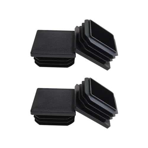 ZYYC 4 Pack 1.5 Inch Square Tube End Cap Plastic Plugs, 1.5"x1.5" Square Tubing Plug, Tube End CapsTubing Post End Cap Suitable for Square Tube Square Plastic Plug, Tubing Post End Cap Square Tubing - Image 1