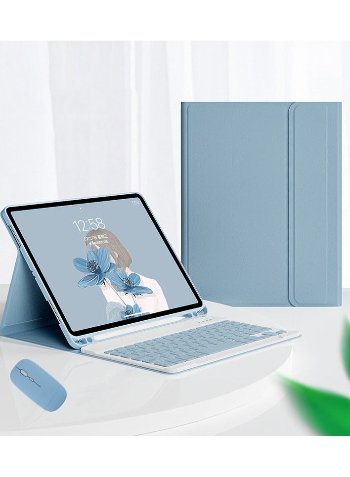 general iPad (A16) 11th Generation Case with Keyboard 11 inch 2025 - Wireless Detachable Folio Keyboard Case for iPad 11 Gen with mouse