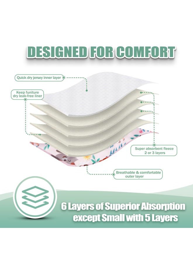 Wegreeco Washable Female Dog Diapers Highly Absorbent Reusable Diapers for Dog in Heat Period, 3 Pack (Deer, X-Large) - Image 5