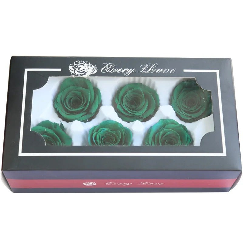 Bluejw 5-6cm Natural Dried Roses B Grade for DIY Crafts & Valentine's/Mother's Day Decor - Fresh Dried Plants - Image 1
