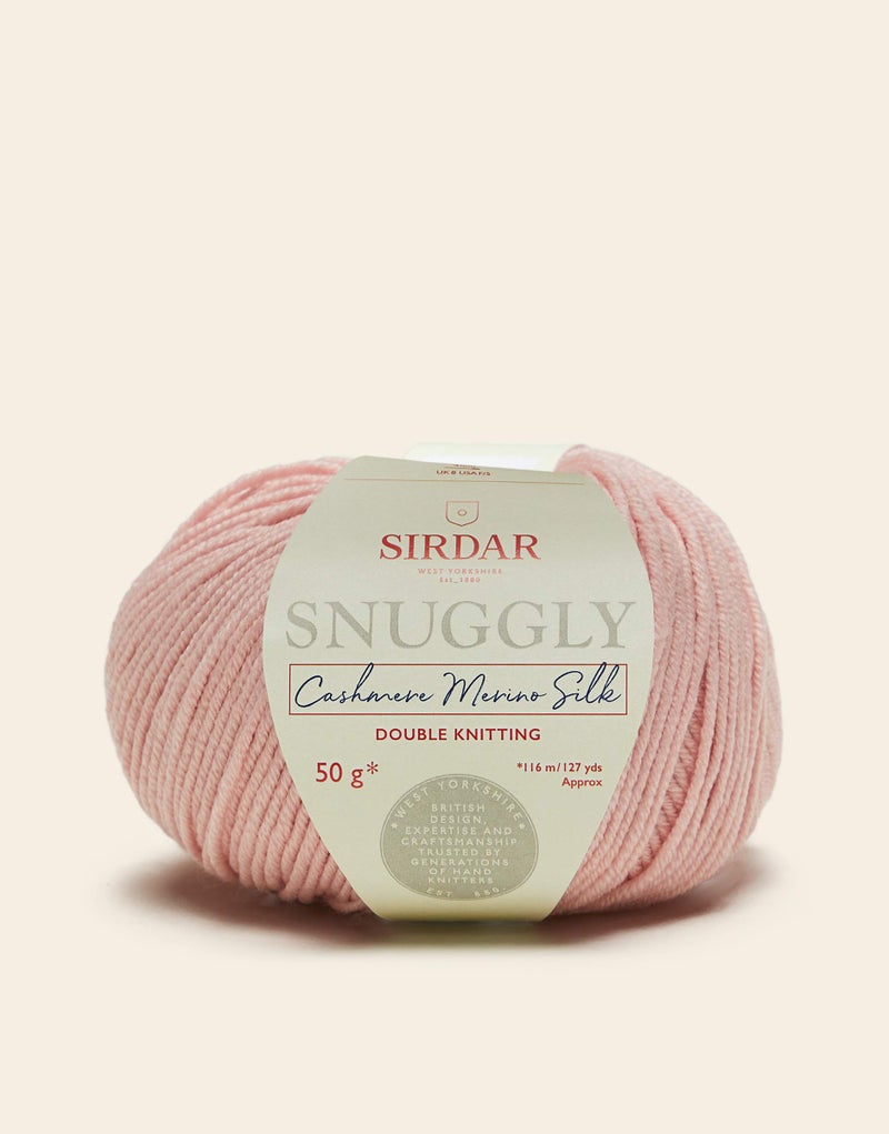 Sirdar Snuggly Cashmere Merino Silk DK Double Knitting Little Piglet 300 50g