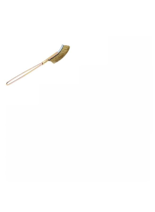 Set of 2 Premium Straight Copper Plated Stainless Steel Wire Brushes with Perfectly Proportioned Sizes for Powerful and Efficient Cleaning - Image 2