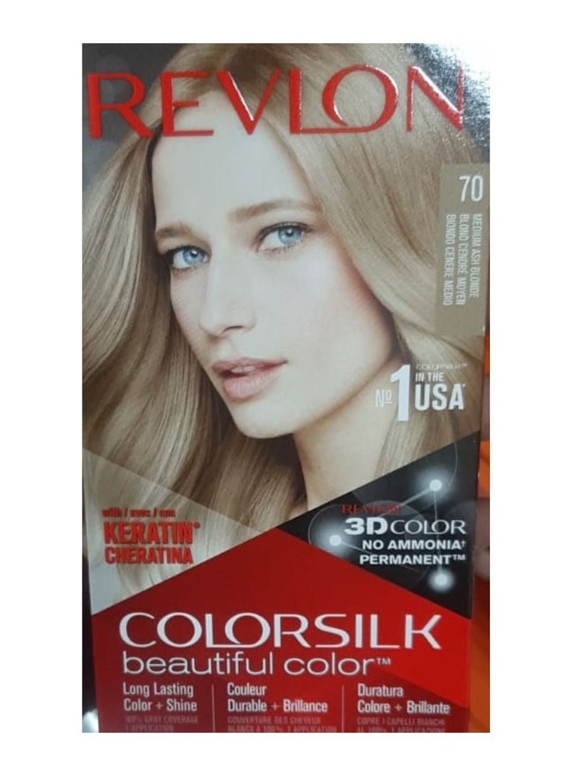 ريفلون صبغة شعر ملونة دائمة مع تقنية جل ثلاثية الأبعاد وصبغة شعر بتغطية رمادية