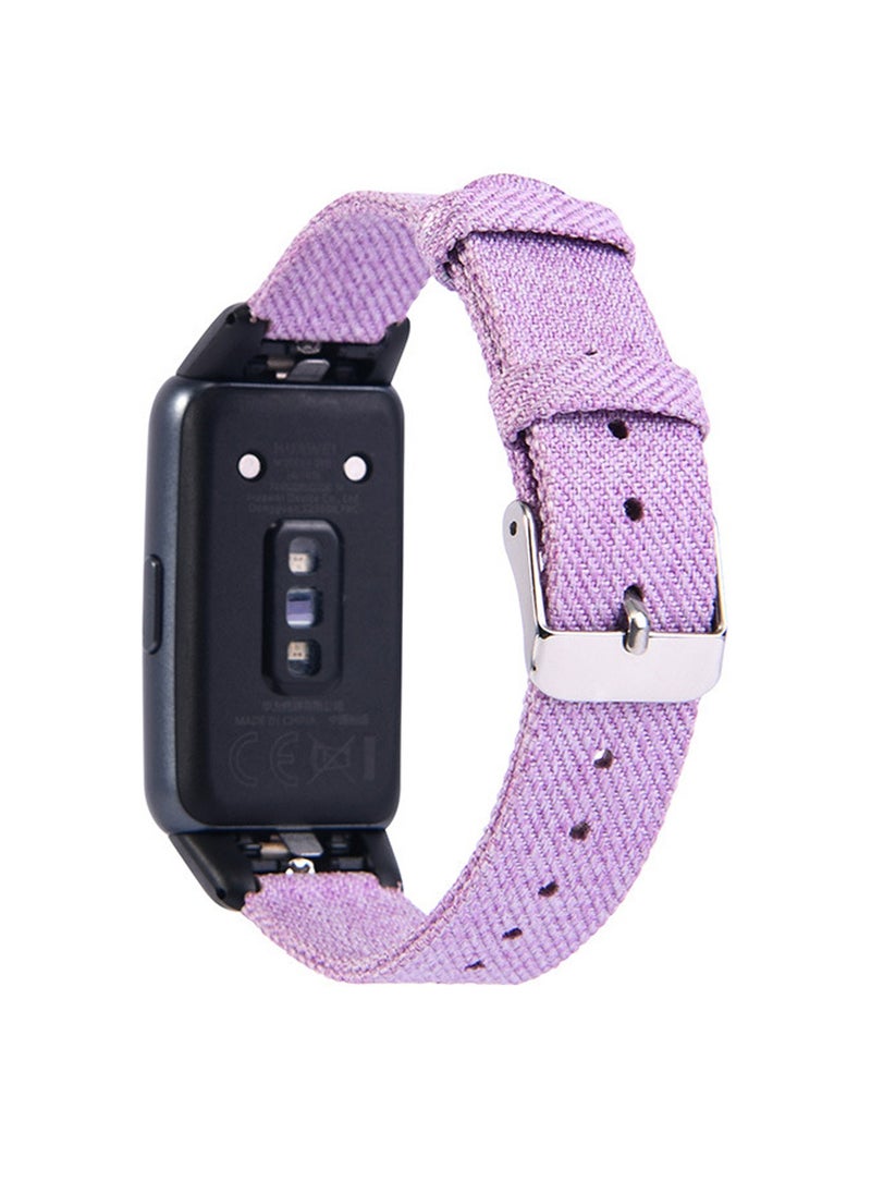 X-level Fashionable Canvas Nylon Wrist Strap Watch Band Compatible with Honor Band 6/Breathable Waterproof Comfortable And Environmentally friendly Replacement Bands  - Image 3