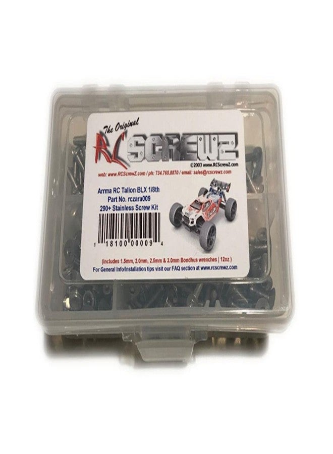 RC Screwz RCScrewZ Stainless Steel Screw Kit ara009 compatible with Arrma RC Talion 6S BLX 1/8th Scale, RTR Racing Truggy (#AR106030) - Image 1