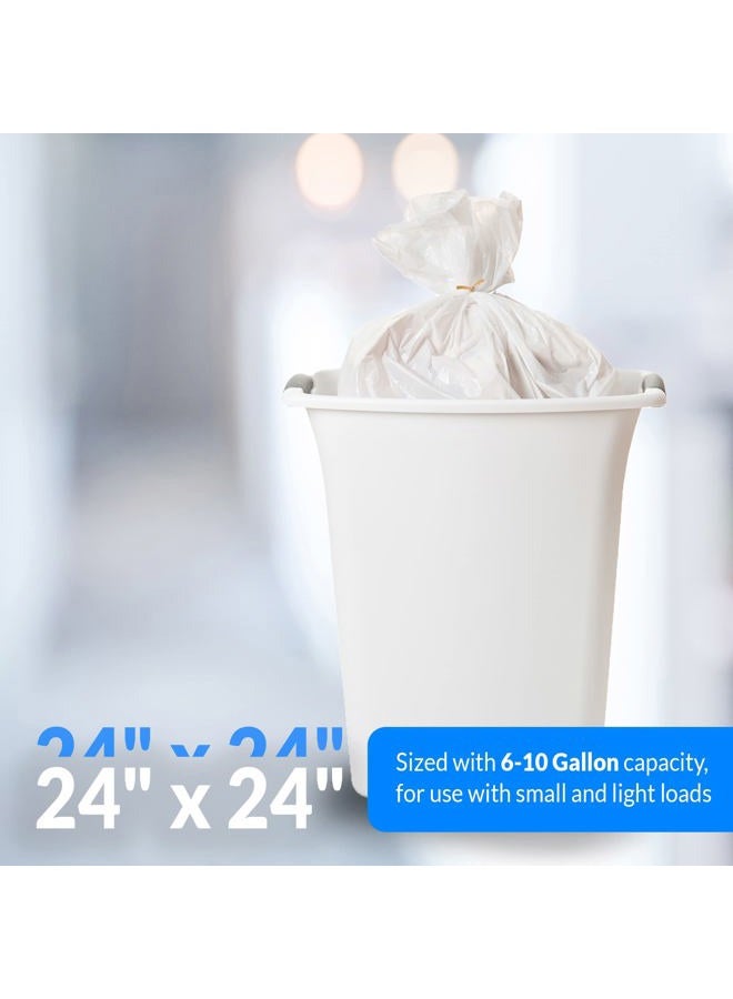 Reli. 6-10 Gallon Trash Bags (1000 Count Bulk) Trash Can Liners - 7 Gallon - 8 Gallon - 10 Gallon Trash Bags - Trash Can Liners/Garbage Bags (6 Gal, 7 Gal, 8 Gal, 10 Gal in Bulk), Clear - Image 4