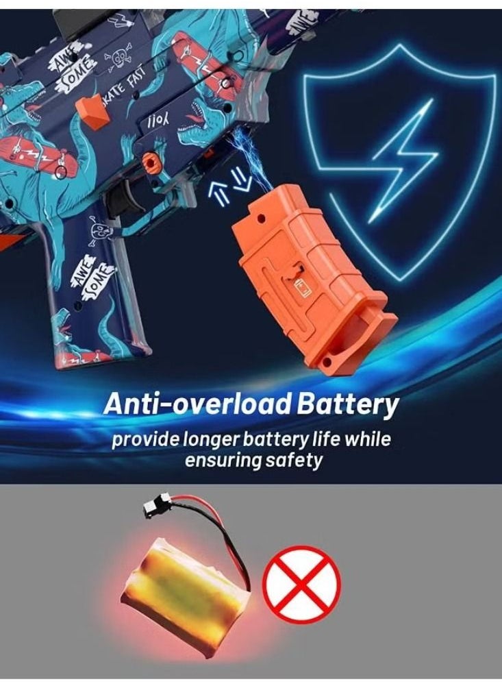 Dreamzon - Electric Gun Splatter Ball Gel Blaster with Water Beads and Goggles Gel Ball Blaster Automatic is Eco Friendly Outdoor Activities Team Game for Kids - Image 1