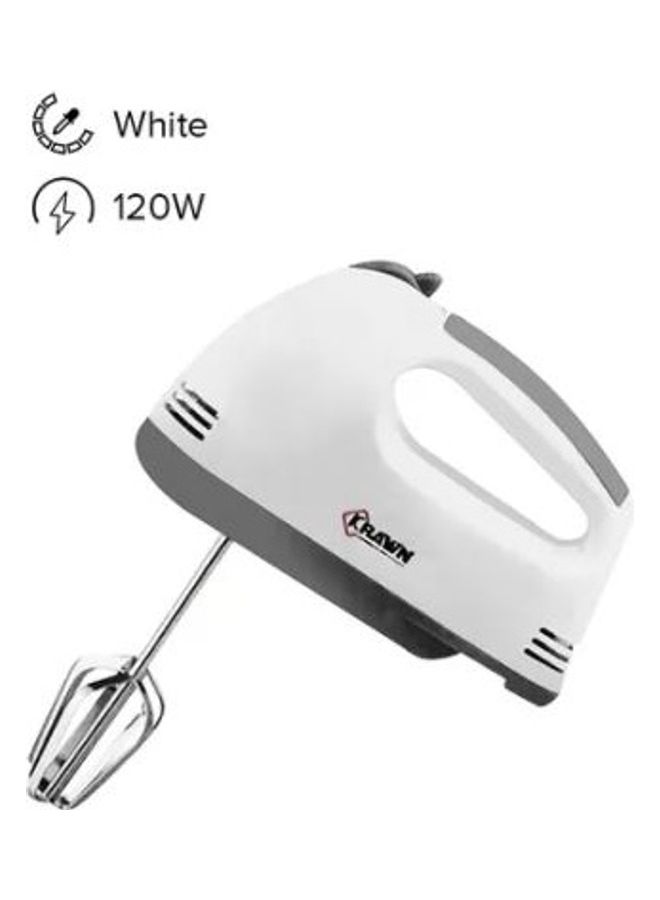 كراون خلاط يدوي بعدد 7 سرعات 1.0 L 120.0 W KW-49001 أبيض - Image 1