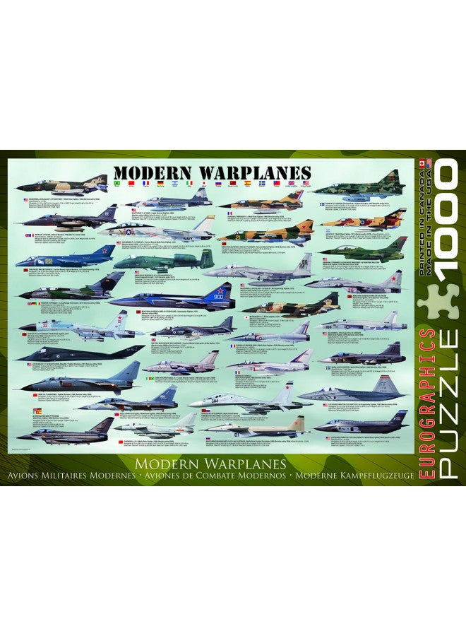 EuroGraphics Modern Warplanes Puzzle (1000-Piece) - Image 5