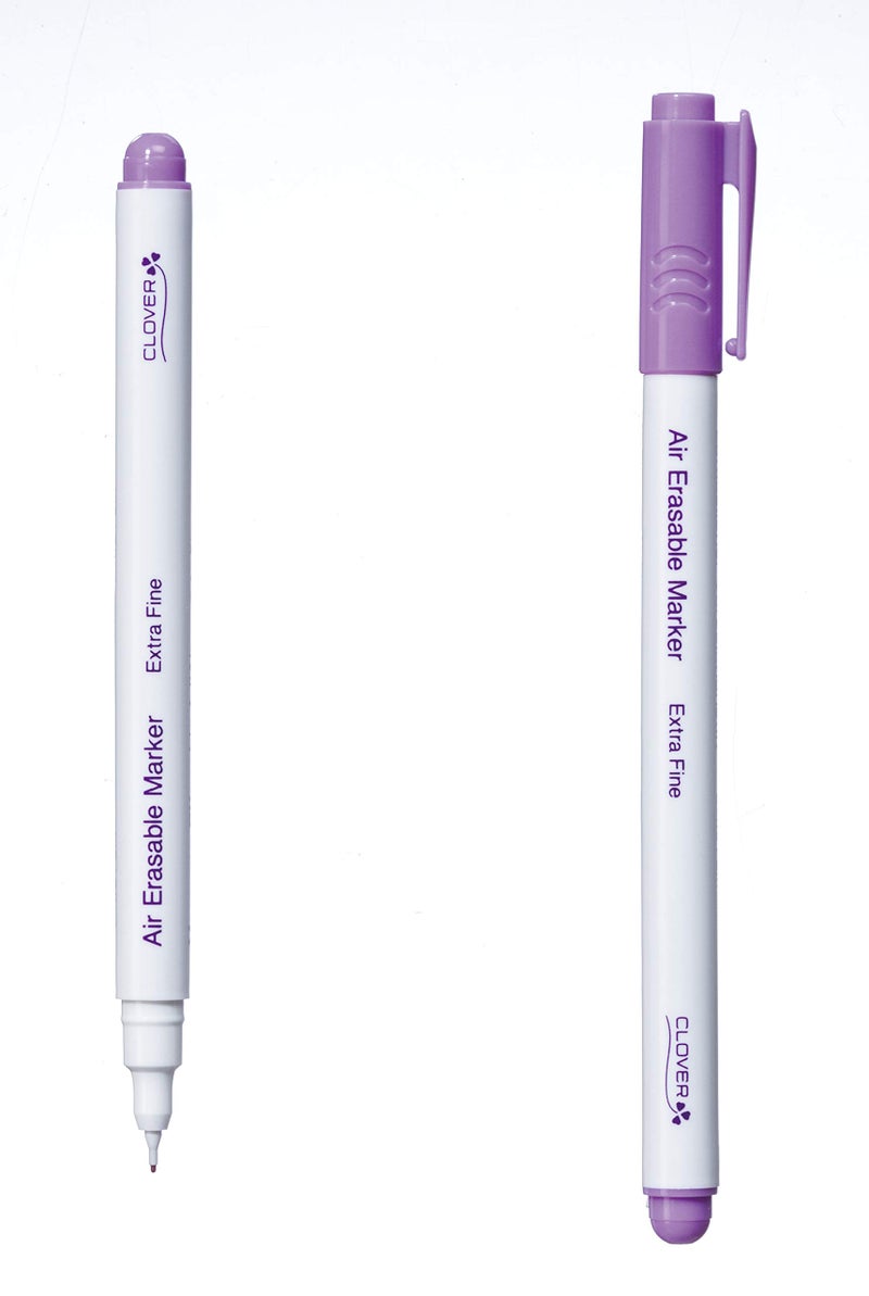 Clover 5030 Extra Fine Air Erasable Marker, Purple, 1 Count (Pack of 1) - Image 2