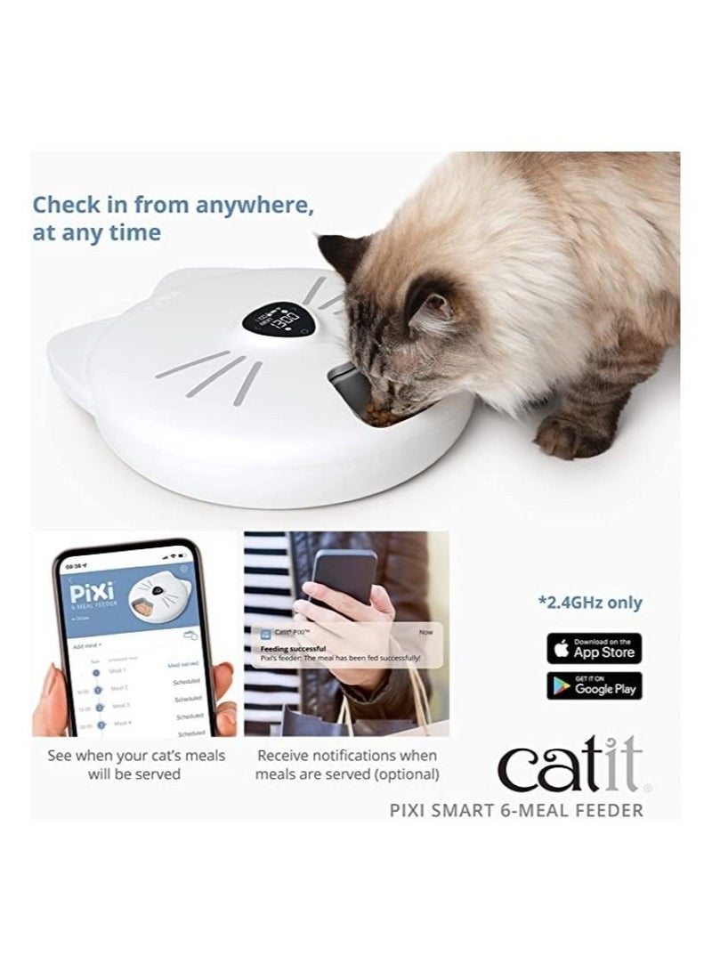 Catit جهاز تغذية القطط كاتيت بيكسي سمارت 6 وجبات - Image 3