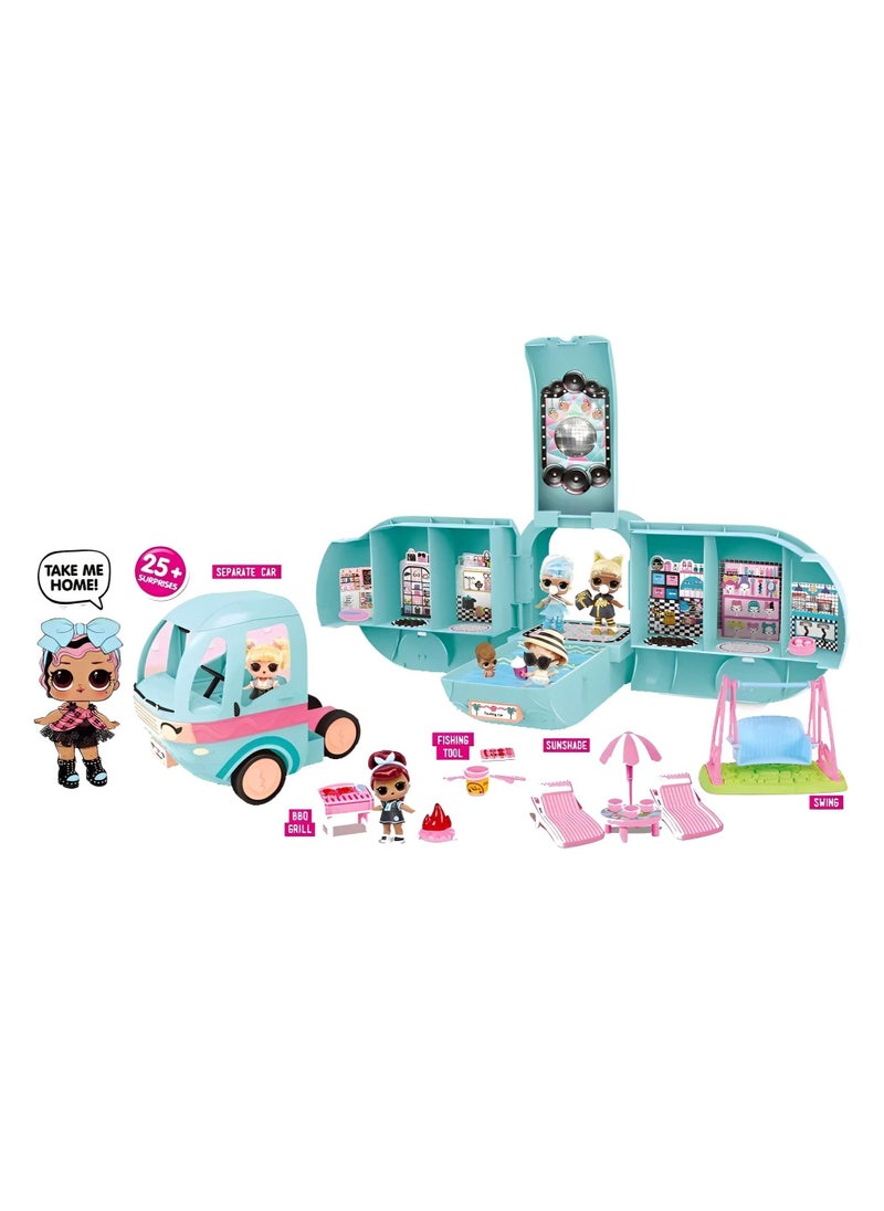 Generic - 2-in-1 Dolls Surprise Detachable Dollhouse & Figures Model Birthday Gift for Girls Anime-Inspired Playset - Image 1