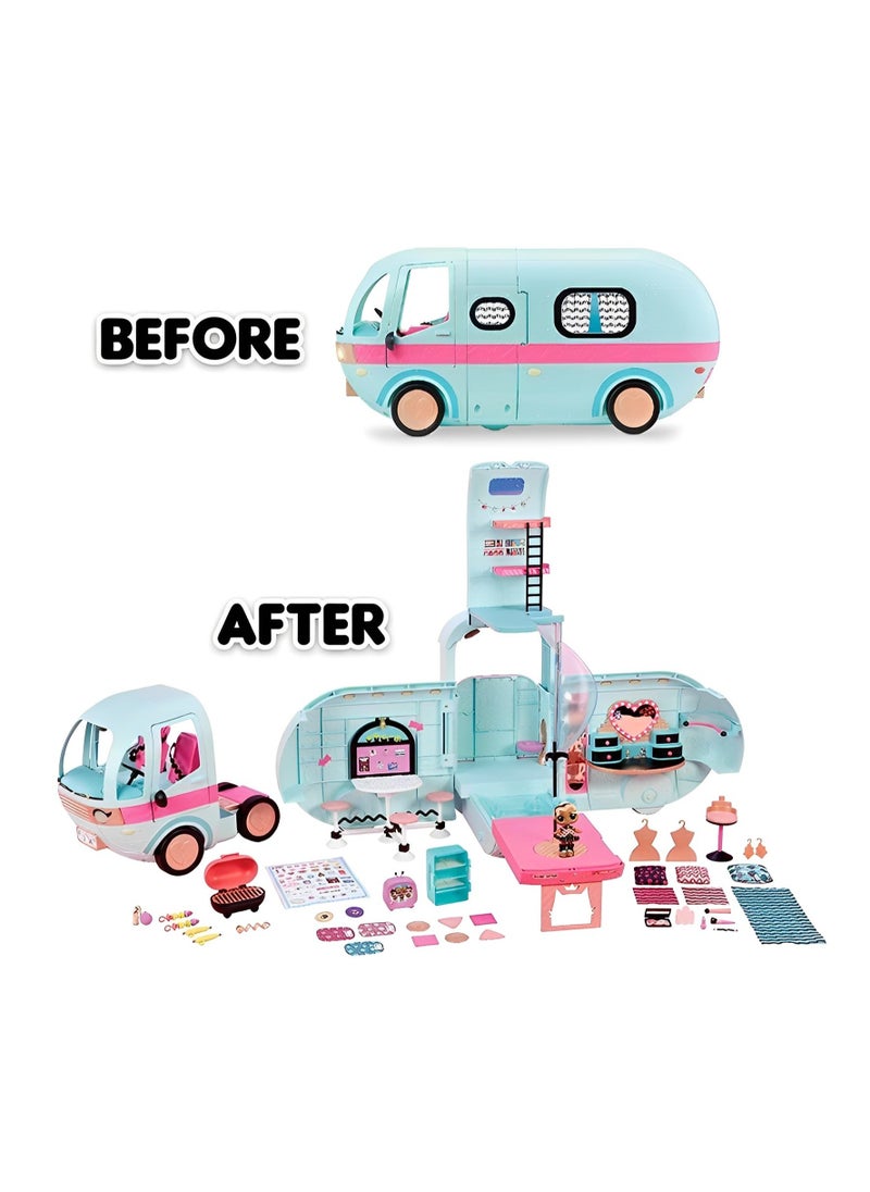 Generic - 2-in-1 Dolls Surprise Detachable Dollhouse & Figures Model Birthday Gift for Girls Anime-Inspired Playset - Image 1