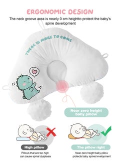 URbazaar Baby Head Shaping Pillow, Correction and Prevention of Head Deviation Newborn Baby Comfort Pillow, Anti-Startle Sleep Pillow, Winter and Summer Dual Use, for 0-36 Months Baby  - Image 5