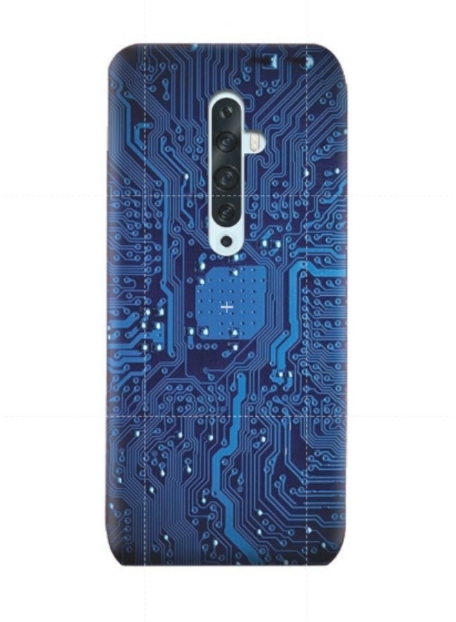 إيه إم سي ديزاين غطاء حماية واق لهاتف أوبو رينو 2 F أزرق