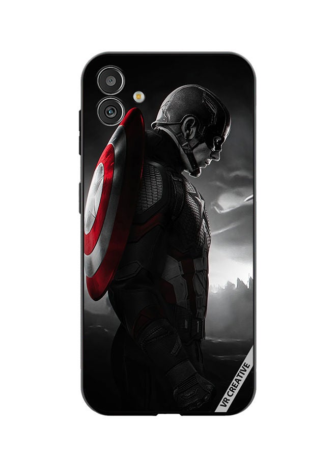 VR CREATIVE Protective Case Cover For Samsung Galaxy M13 5G Captain America Design Multicolour - Image 1