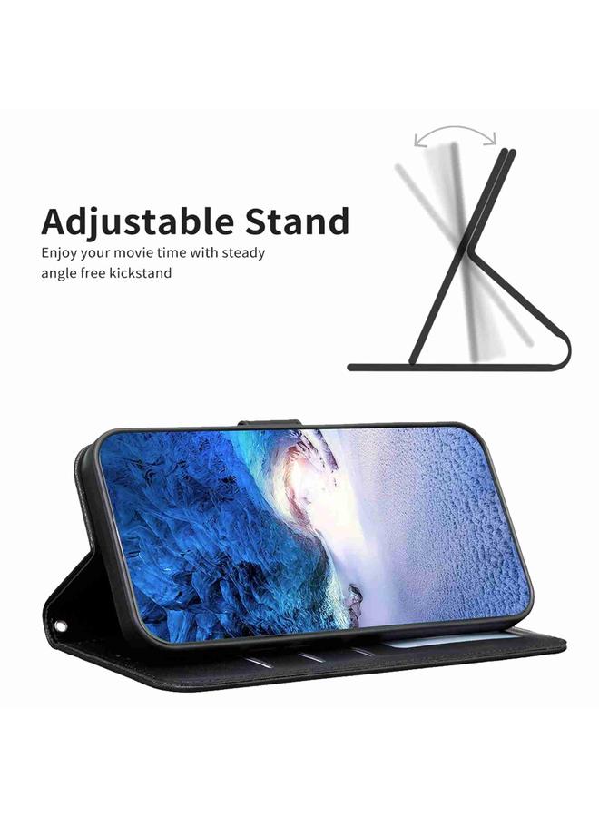 اس-توب جراب لهاتف Samsung Galaxy A05، جراب جلدي منقوش بأربع أوراق - Image 4