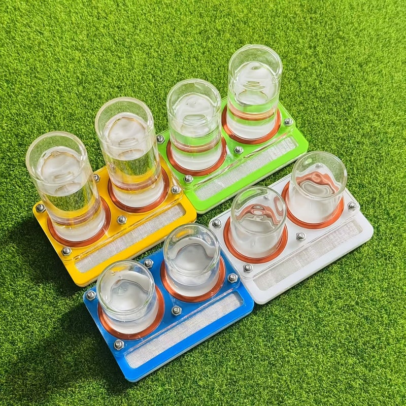 Yellow 25mL Large Water Feeder Acrylic Ant Farm Water Area Twin Towels Design Formicarium Bottle for Ant Nest - Image 1