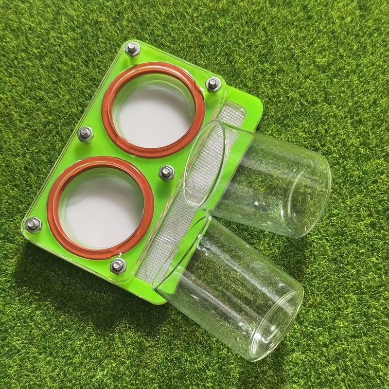 Yellow 25mL Large Water Feeder Acrylic Ant Farm Water Area Twin Towels Design Formicarium Bottle for Ant Nest - Image 3