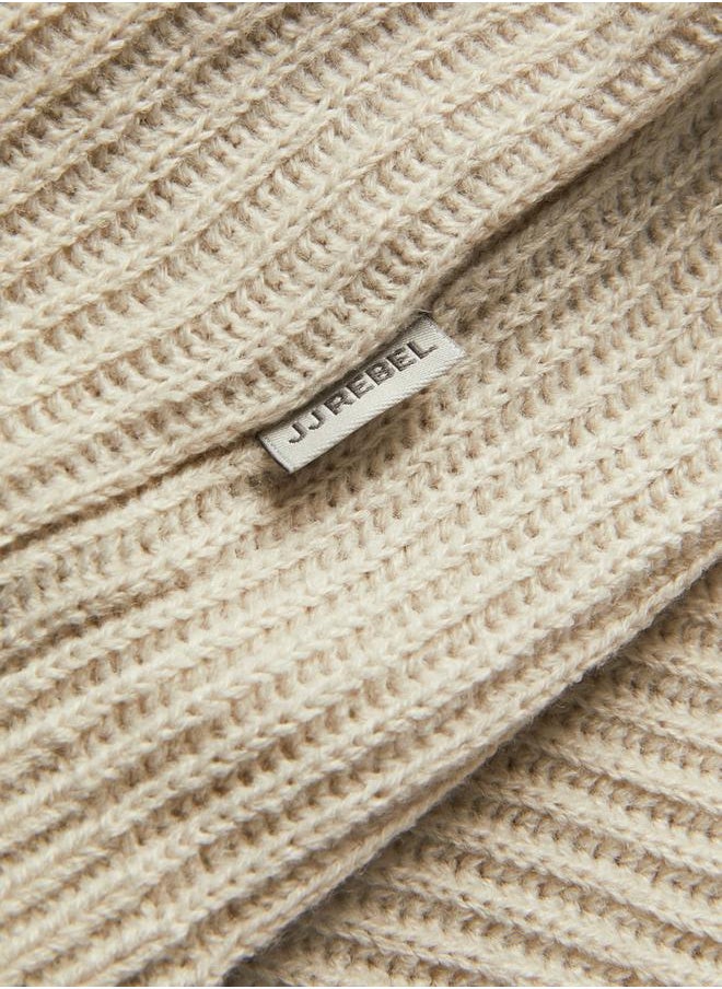 JJ Rebel by Jack & Jones High Neck Full Zip Knitted Cardigan  - Image 3