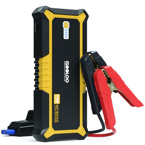 GOOLOO GP3000 3000A Jump Starter,12V Car Battery Jump Starter for up to 9.0L Gas Engines & 7.0L Diesel, Supersafe Lithium Jump Box Battery Booster Pack, Auto Battery Starter with USB Quick Charge - Image 1