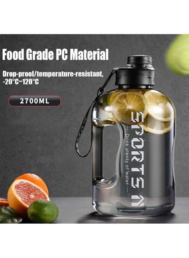 ZCM-HAPPY Gym Wide Mouth Shaker Water Bottle 2.7 L - Image 2