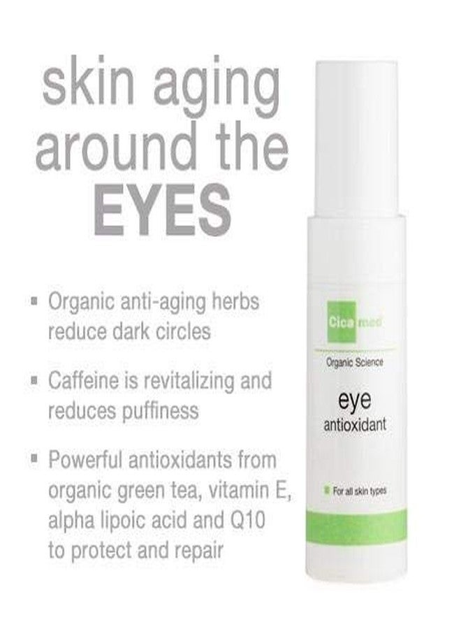Cicamed Eye Cream for Dark Circles and Puffiness - Under Eye Cream with Caffeine, Green Tea, Q10 & Vitamin E - Firming Eye Serum for Fine Lines and Wrinkles - Made in Sweden – 0.5 fl. oz. (15 ml - Image 3