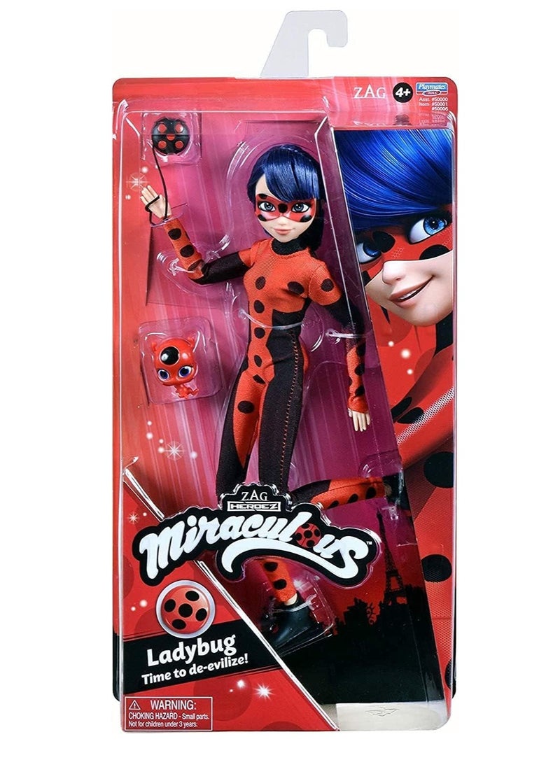 Miraculous Heroez Fashion Doll Ladybug Time to De-Evilize Suitable For 3+ Years | 26 cm Height  - Image 1