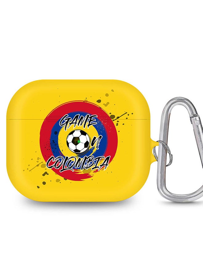 Stylizedd - StylePods Case for Airpods 3rd Gen Case With Anti-Lost Keychain - Game on Colombia - Image 1