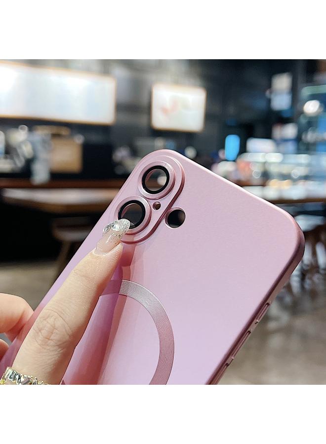 S-TOP Case For iPhone 12 Pro Max Metallic Paint Magsafe Liquid TPU Phone Case - Image 4