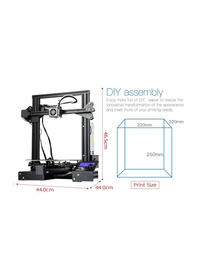 كريليتي 3D طابعة ثلاثية الأبعاد دقيقة أسود - Image 3