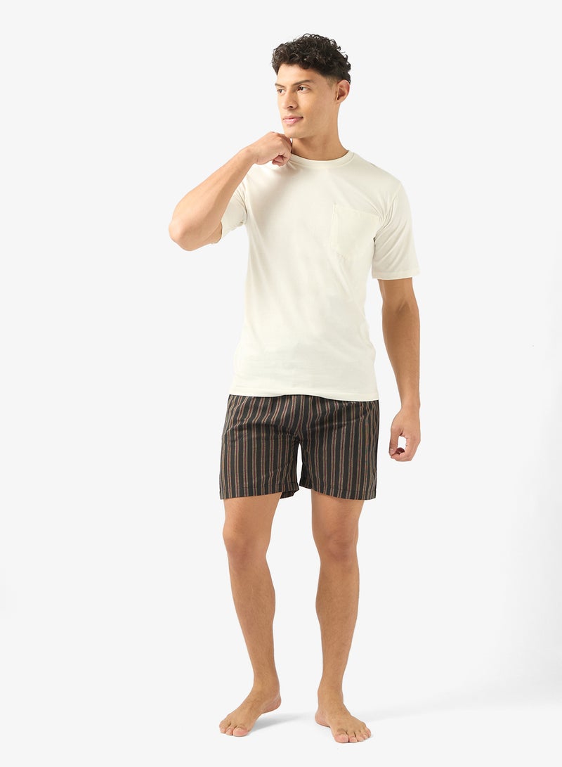 Seventy Five Nightwear T-Shirt & Shorts Set - Image 1