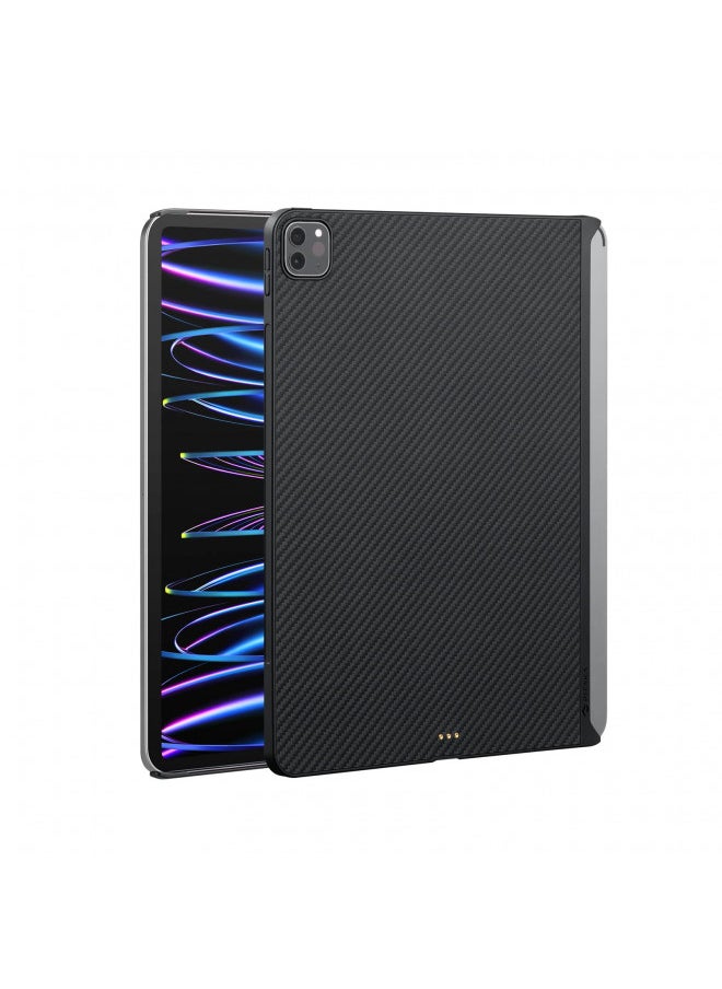 PITAKA PITAKA iPad Pro 11 Inch Case (2022/2021, 4th/3rd Generation), iPad Pro 11 inch Case Compatible with Magic Keyboard, Fits MagEZ Folio 2 & MagEZ Stand, Aramid Fiber Made, Black/Grey [MagEZ Case 2]  - Image 1