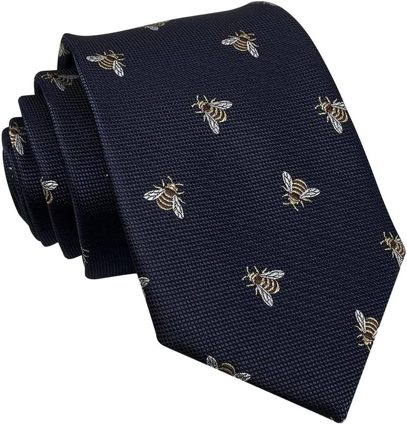 Mens Microfiber Polyester Necktie Pattern Tie for Men