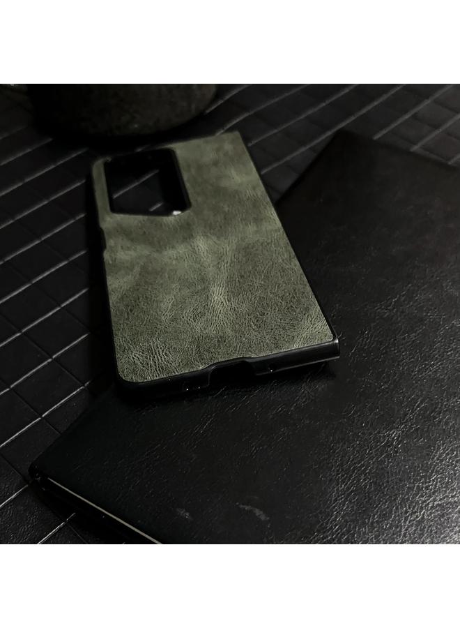 S-TOP Case For Honor Magic V2 RSR Porsche Design Crazy Horse Pattern Folding Leather Phone Case - Image 5