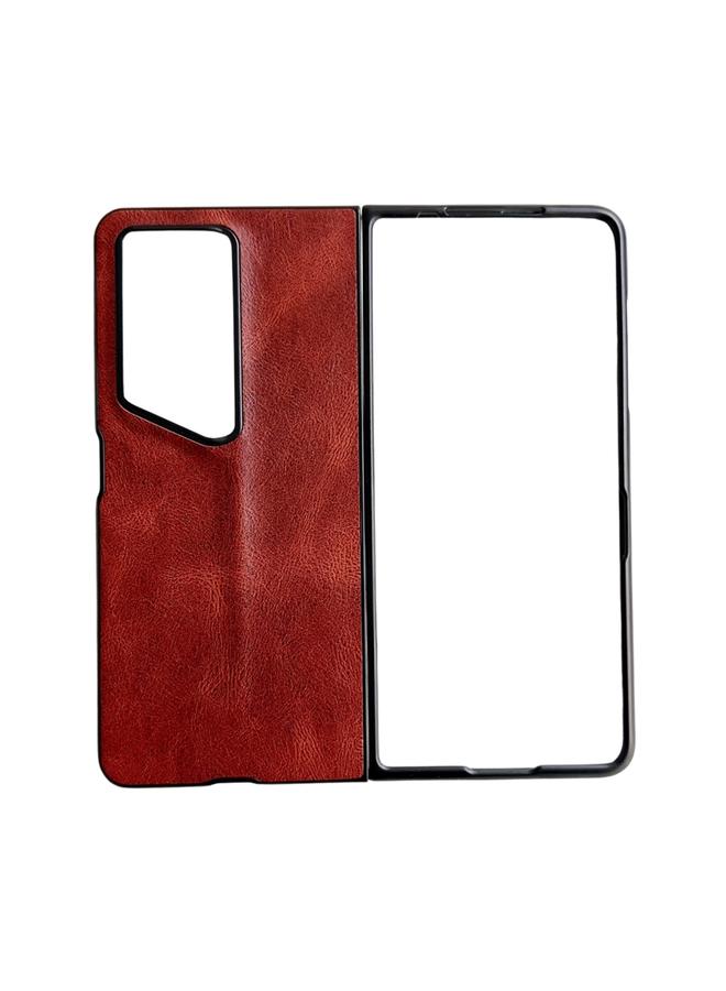S-TOP Case For Honor Magic V2 RSR Porsche Design Crazy Horse Pattern Folding Leather Phone Case - Image 1