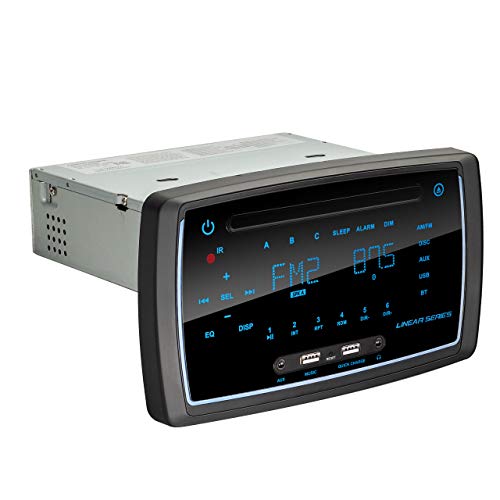 Magnadyne RV Multimedia Entertainment Stereo System with Bluetooth/DVD/USB/AM/FM/MP3/AUX, 3-Zone Receiver - Image 2