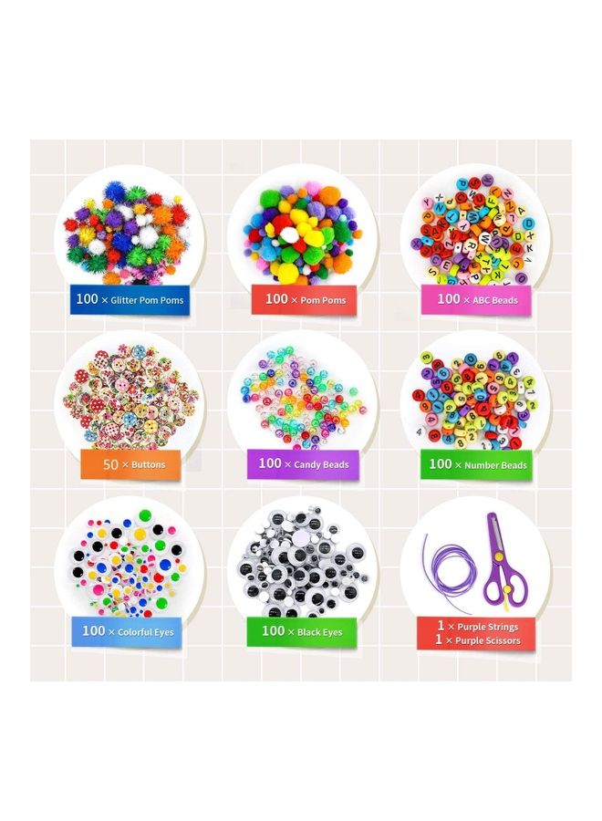 AMERTEER 3000-Piece Art & Craft Supplies For Kids - Image 4